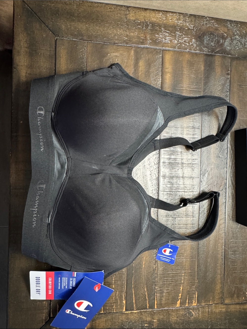 Champion Women's Black Padded Sports Bra